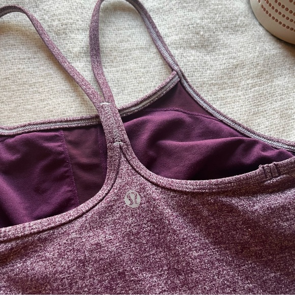 LULULEMON Power Y Tank - Heathered Plum - Picture 4 of 5